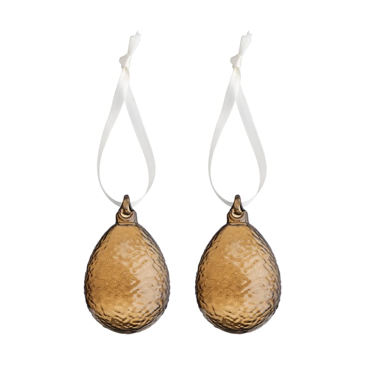 2 Colgantes de pascua Gry huevos - Cognac - Cooee Design