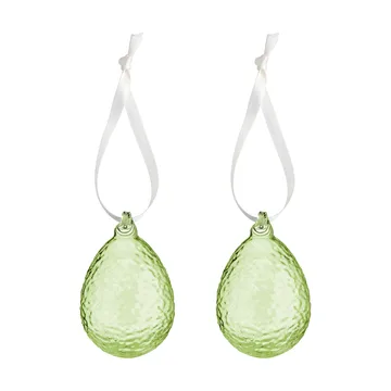 2 Colgantes de pascua Gry huevos - Lime - Cooee Design