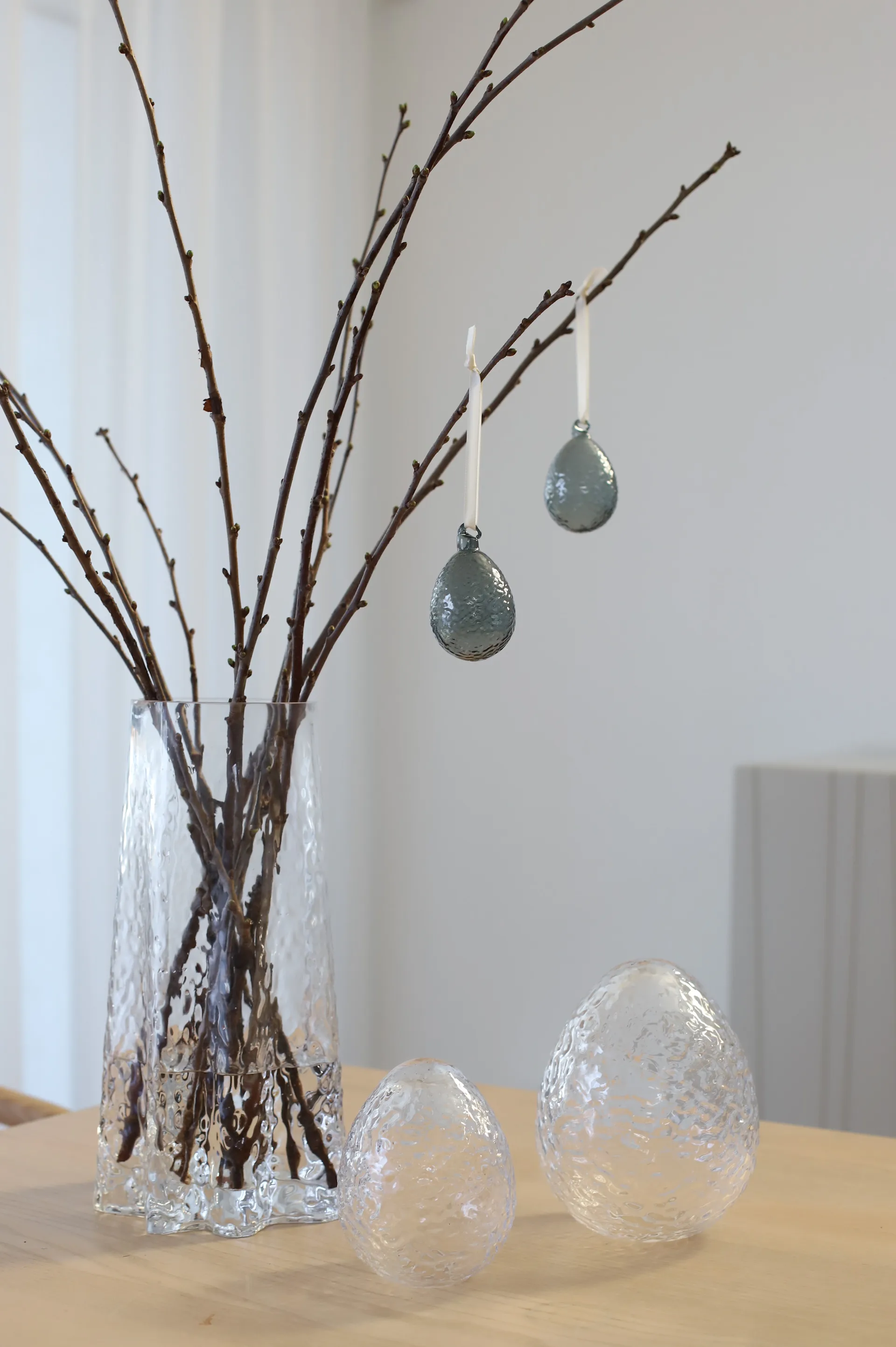 2 Colgantes de pascua Gry huevos, Smoke Cooee Design