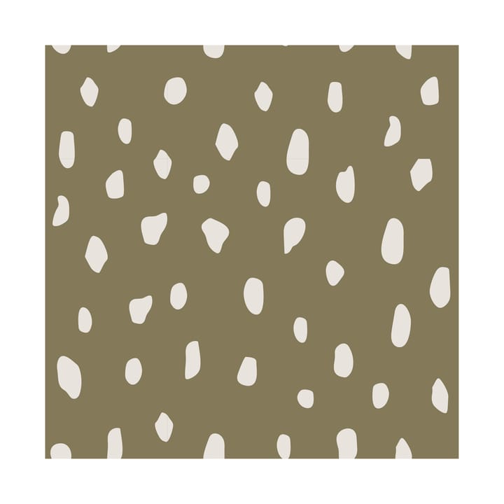 20 Servilletas Dots 33x33 cm - Olive - Cooee Design