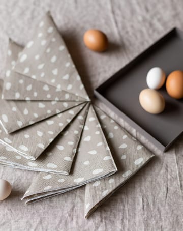 20 Servilletas Dots 33x33 cm - Sand - Cooee Design