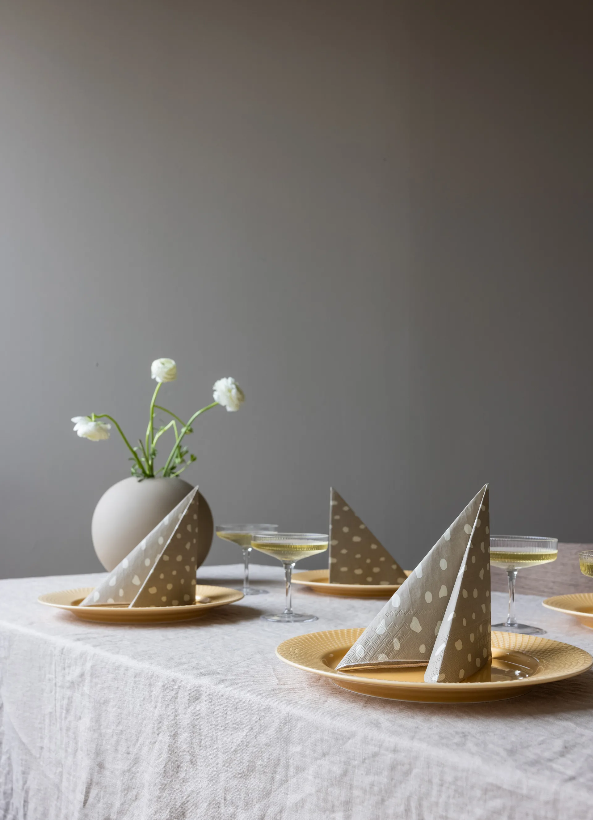 20 Servilletas Dots 33x33 cm, Sand Cooee Design