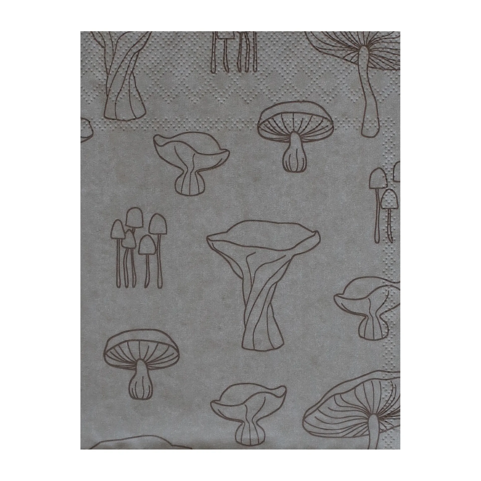 20 Servilletas Fungi 33x33 cm, Sand-hazelnut Cooee Design