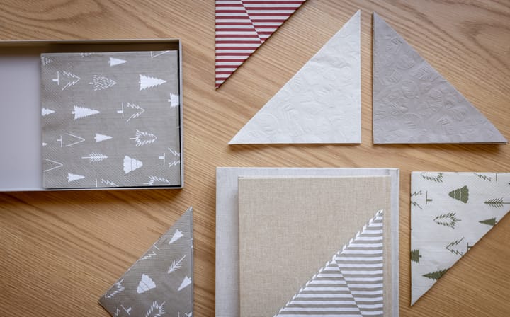 20 Servilletas Woods 33x33 cm, Sand-white Cooee Design