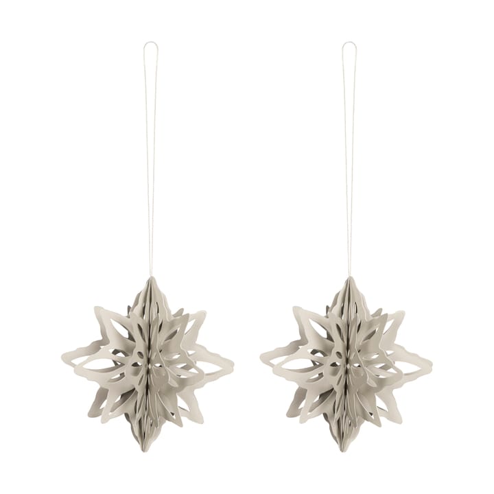 Adorno decorativo Paper Nova star set de 2 - Sand - Cooee Design