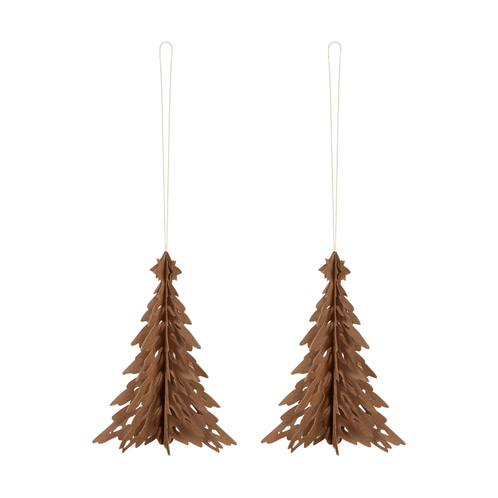 Adorno decorativo Paper Pinetree set de 2, Coffee Cooee Design