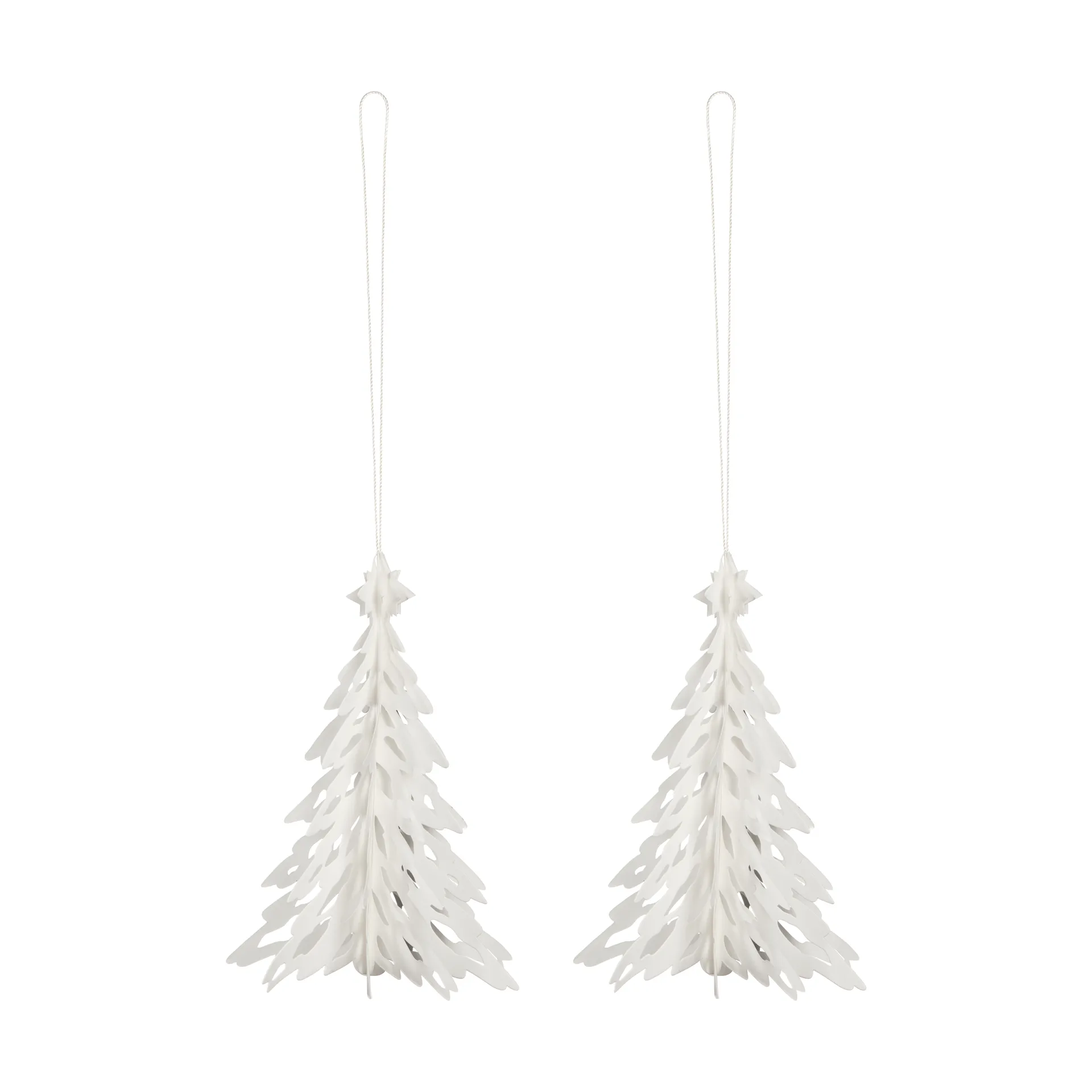 Adorno decorativo Paper Pinetree set de 2, Natural Cooee Design