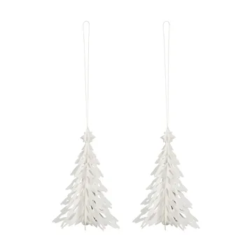 Adorno decorativo Paper Pinetree set de 2 - Natural - Cooee Design