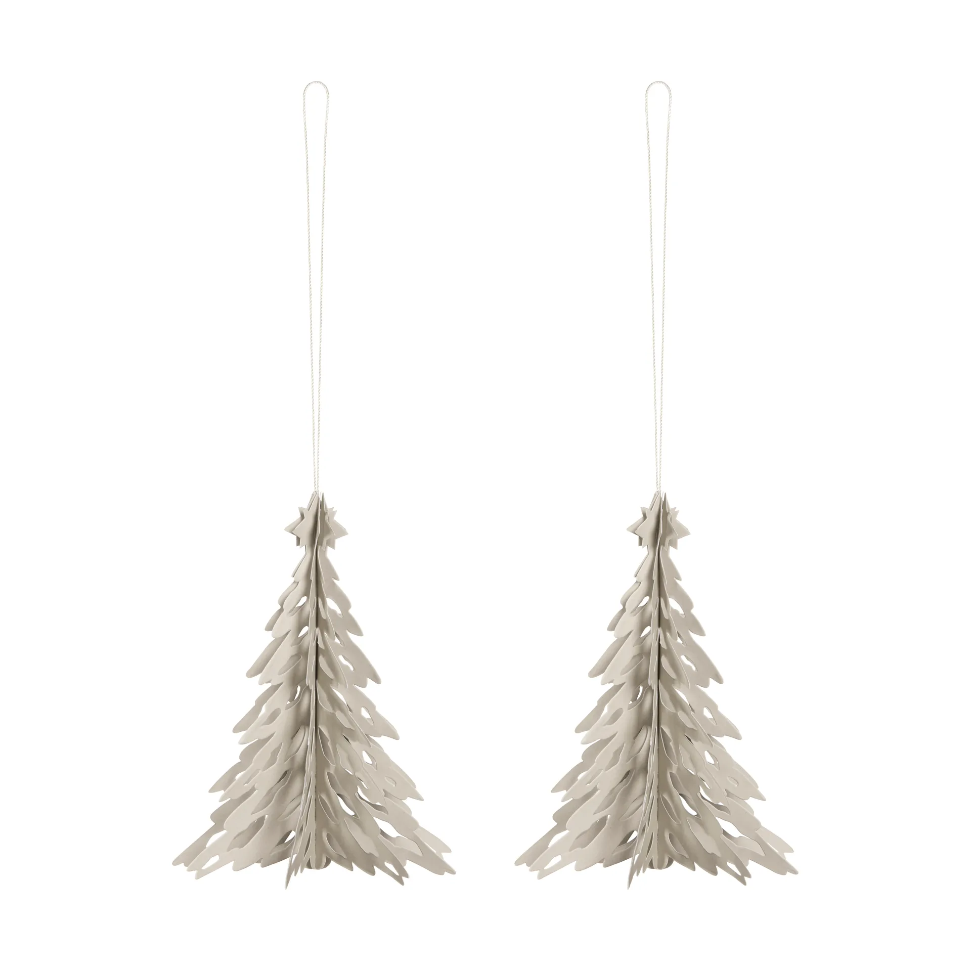 Adorno decorativo Paper Pinetree set de 2, Sand Cooee Design