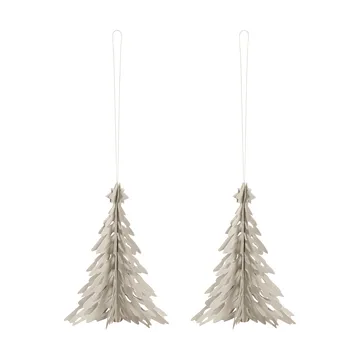 Adorno decorativo Paper Pinetree set de 2 - Sand - Cooee Design