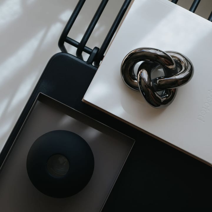 Adorno Knot Table small - Dark Silver - Cooee Design