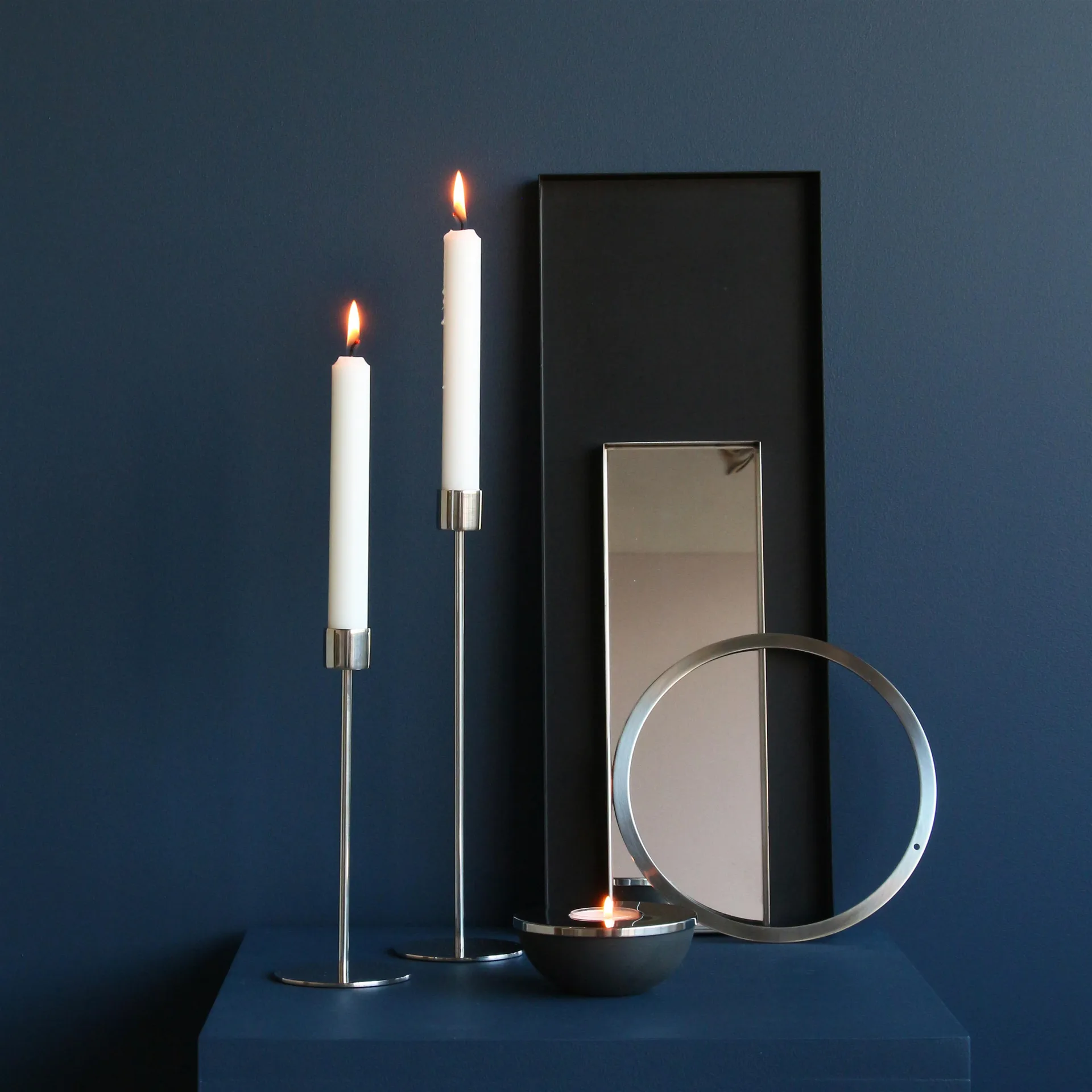 Anillo de decoración Wreath 20 cm, acero inoxidable Cooee Design