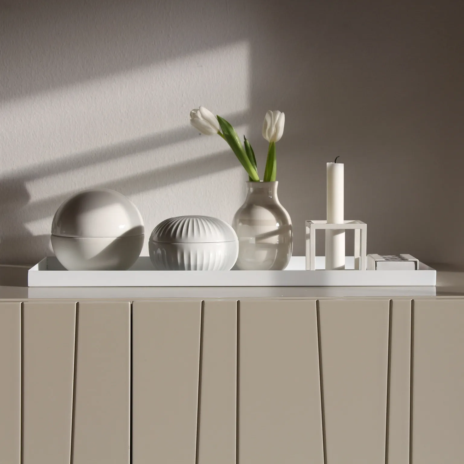 Bandeja Cooee 50 cm, blanco Cooee Design