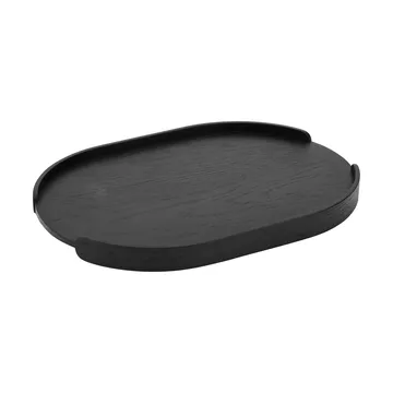 Bandeja Woody - Roble teñido en negro, 28x40 cm - Cooee Design