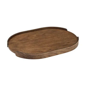 Bandeja Woody - Roble teñido oscuro, 28x40 cm - Cooee Design
