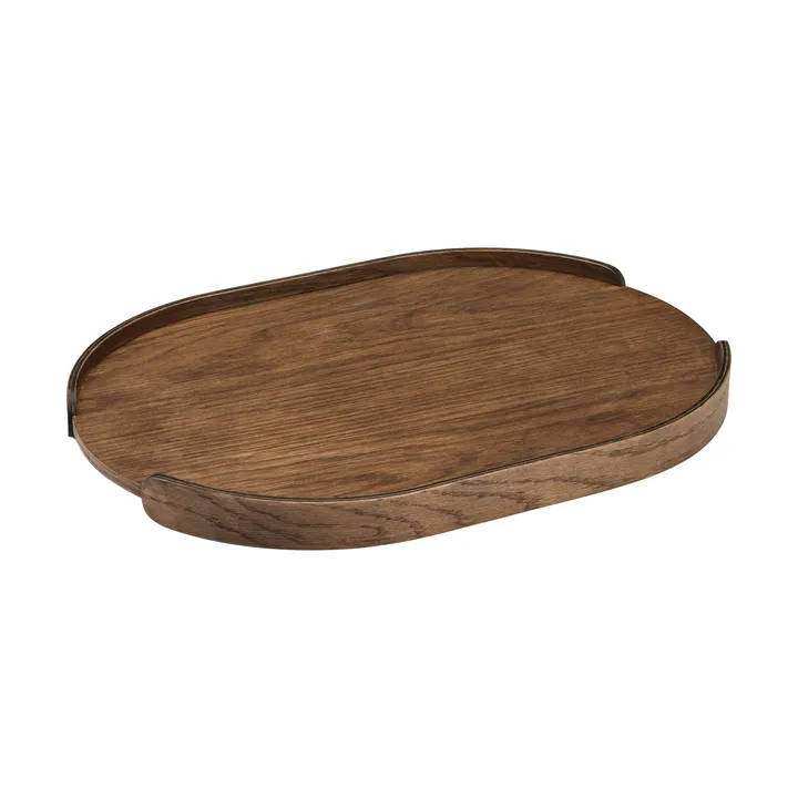 Bandeja Woody - Roble teñido oscuro, 28x40 cm - Cooee Design