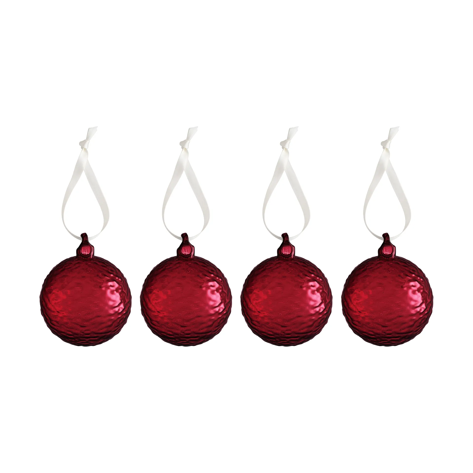 Bola de Navidad Gry Marble Ø5 cm, Deep red Cooee Design