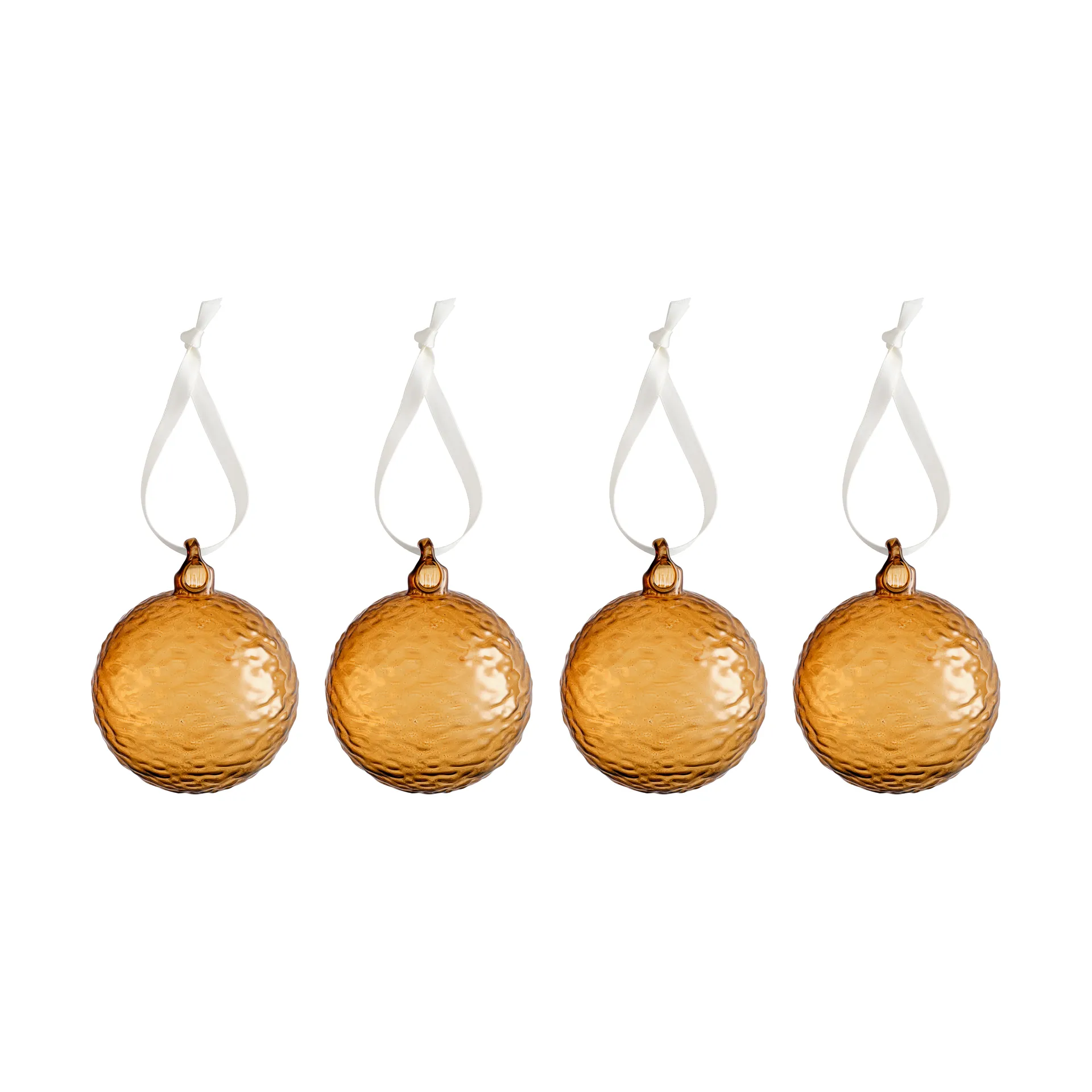 Bola de Navidad Gry Marble Ø8 cm, Cognac Cooee Design