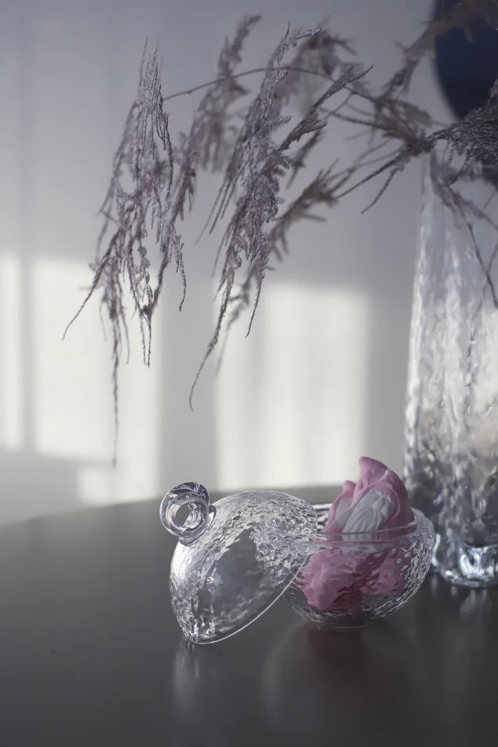 Bombonera Gry Ø11x15 cm, Transparente Cooee Design