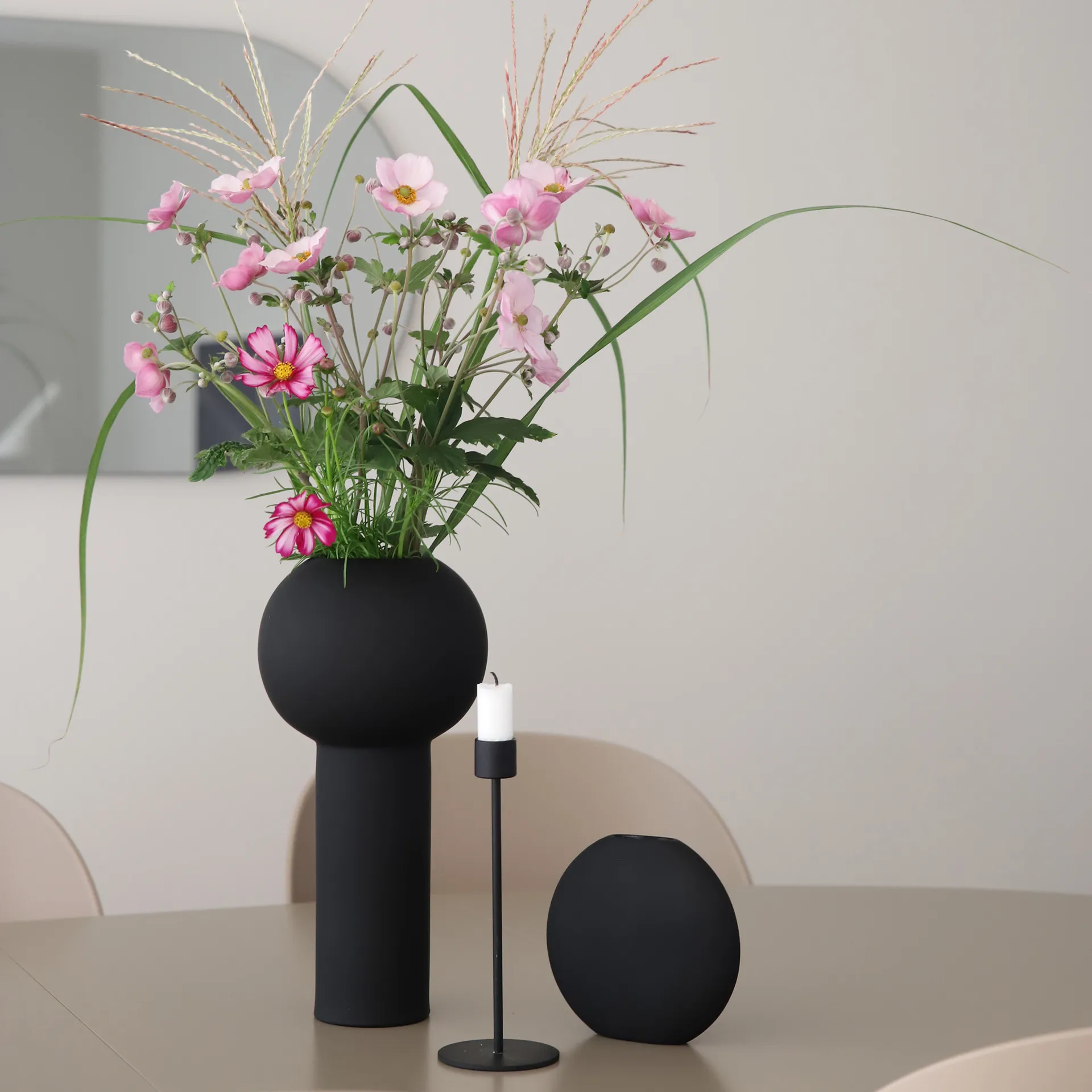 Candelabro Cooee 21 cm, negro Cooee Design