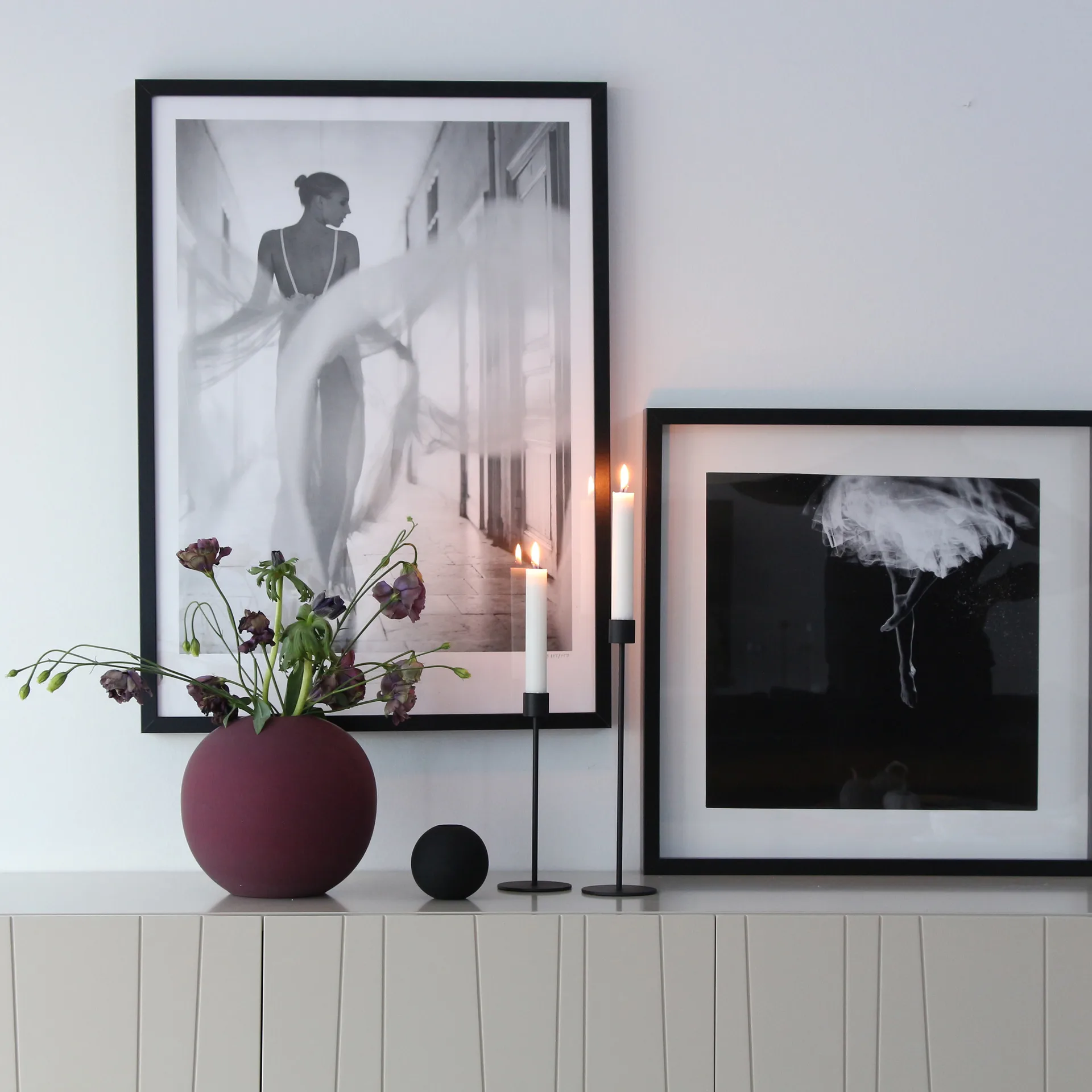 Candelabro Cooee 21 cm, negro Cooee Design