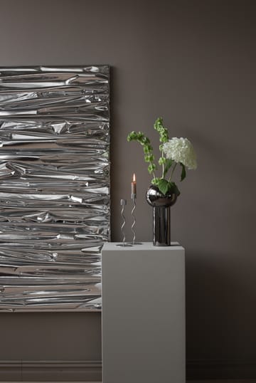 Candelabro Curved 26 cm - Acero inoxidable - Cooee Design