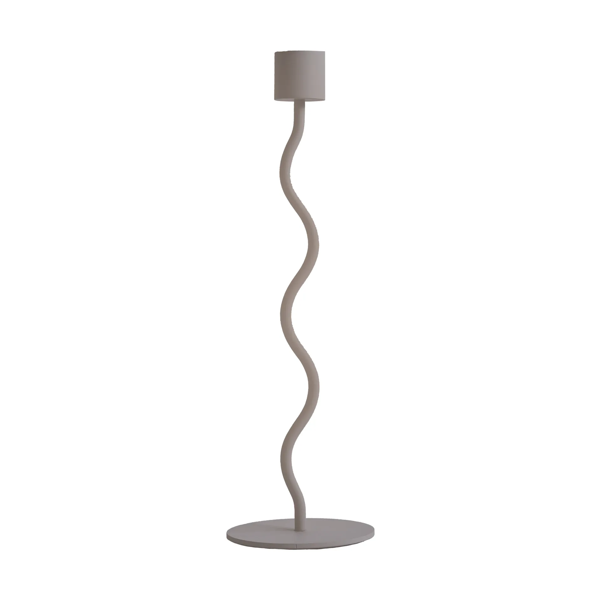 Candelabro Curved 26 cm, Taupe Cooee Design