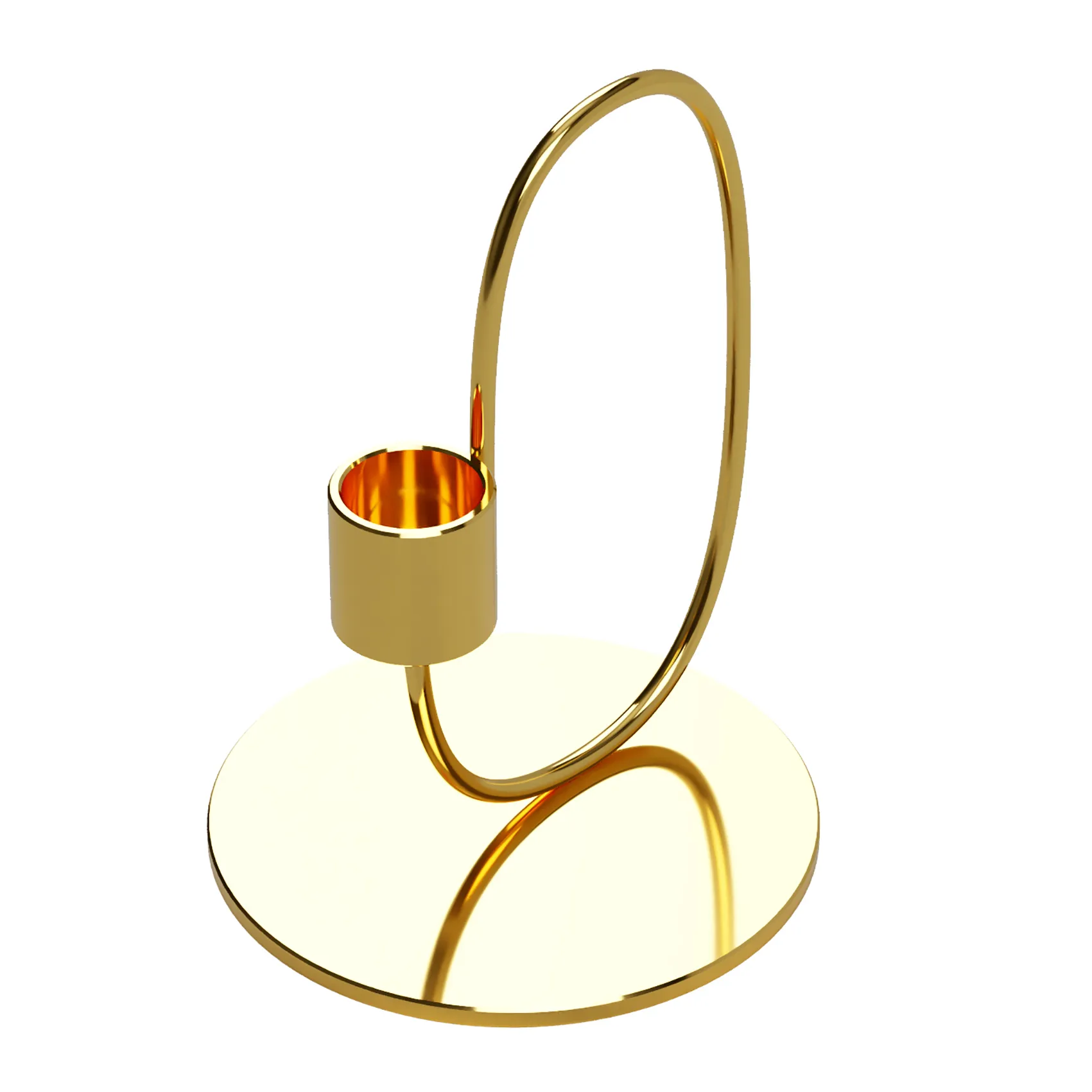 Candelabro Swoop, latón Cooee Design