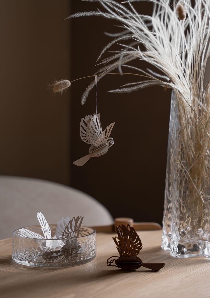 Colgante decorativo de pájaro de papel - Arena - Cooee Design