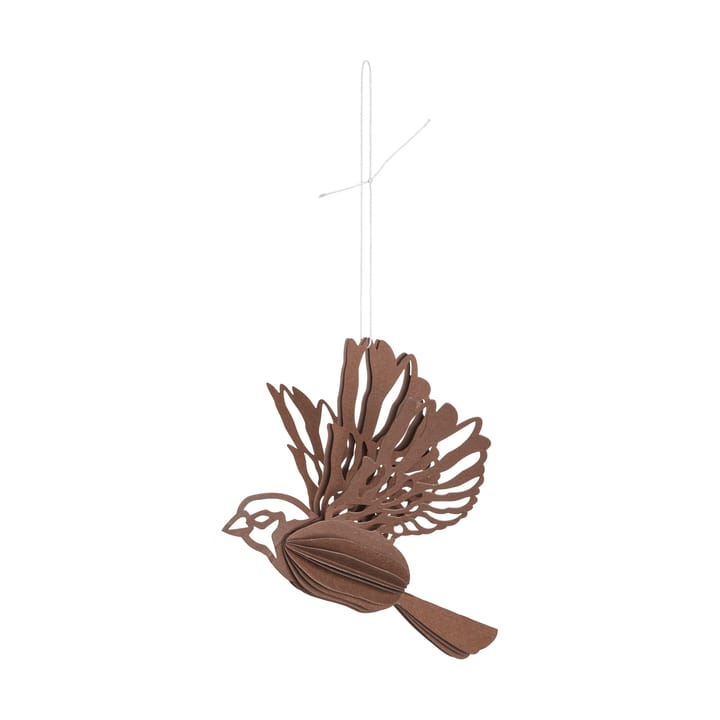 Colgante decorativo de pájaro de papel - Café - Cooee Design