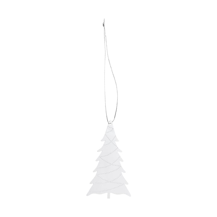 Cooee colgantes de Navidad de acero inoxidable, paquete de 4 - Árbol - Cooee Design