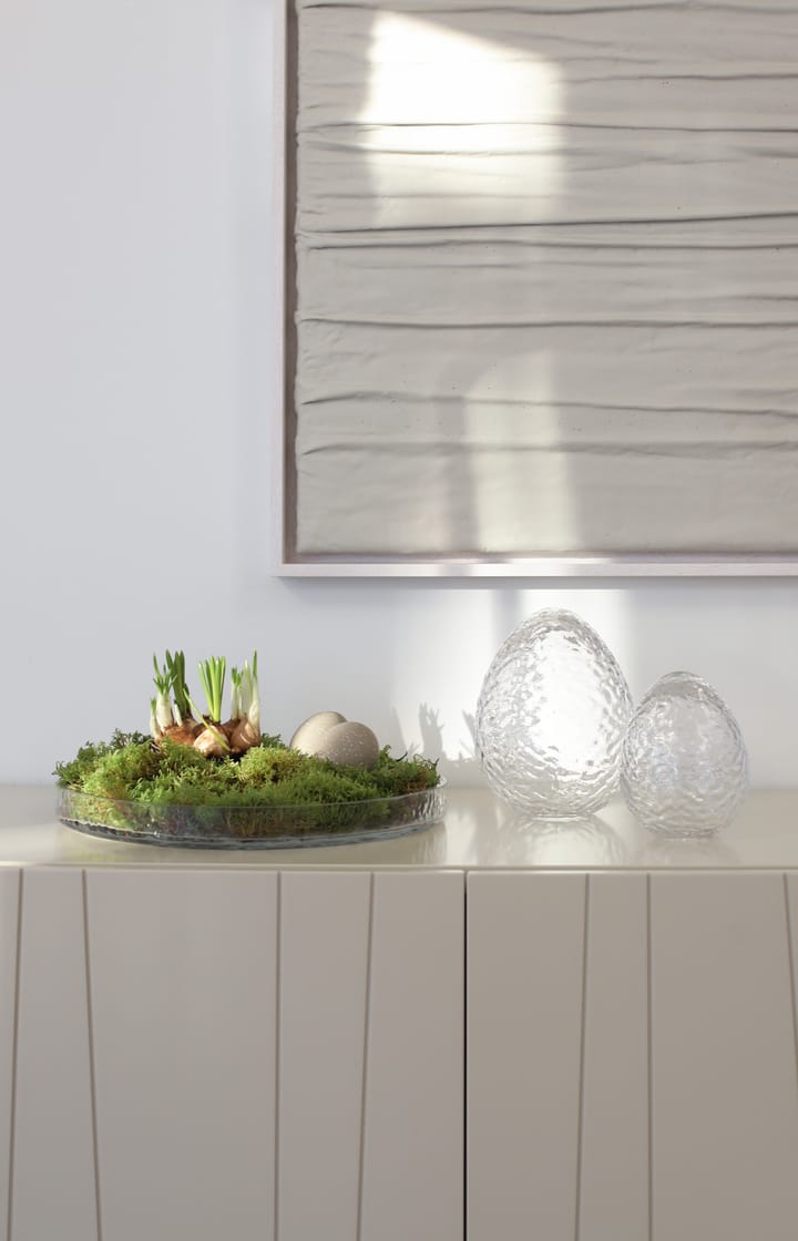 Decoración Gry huevo 16 cm - Clear - Cooee Design