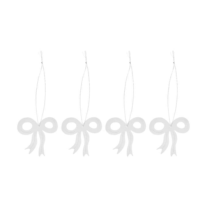 Decoración navideña roseta 6 cm - Acero inoxidable - Cooee Design