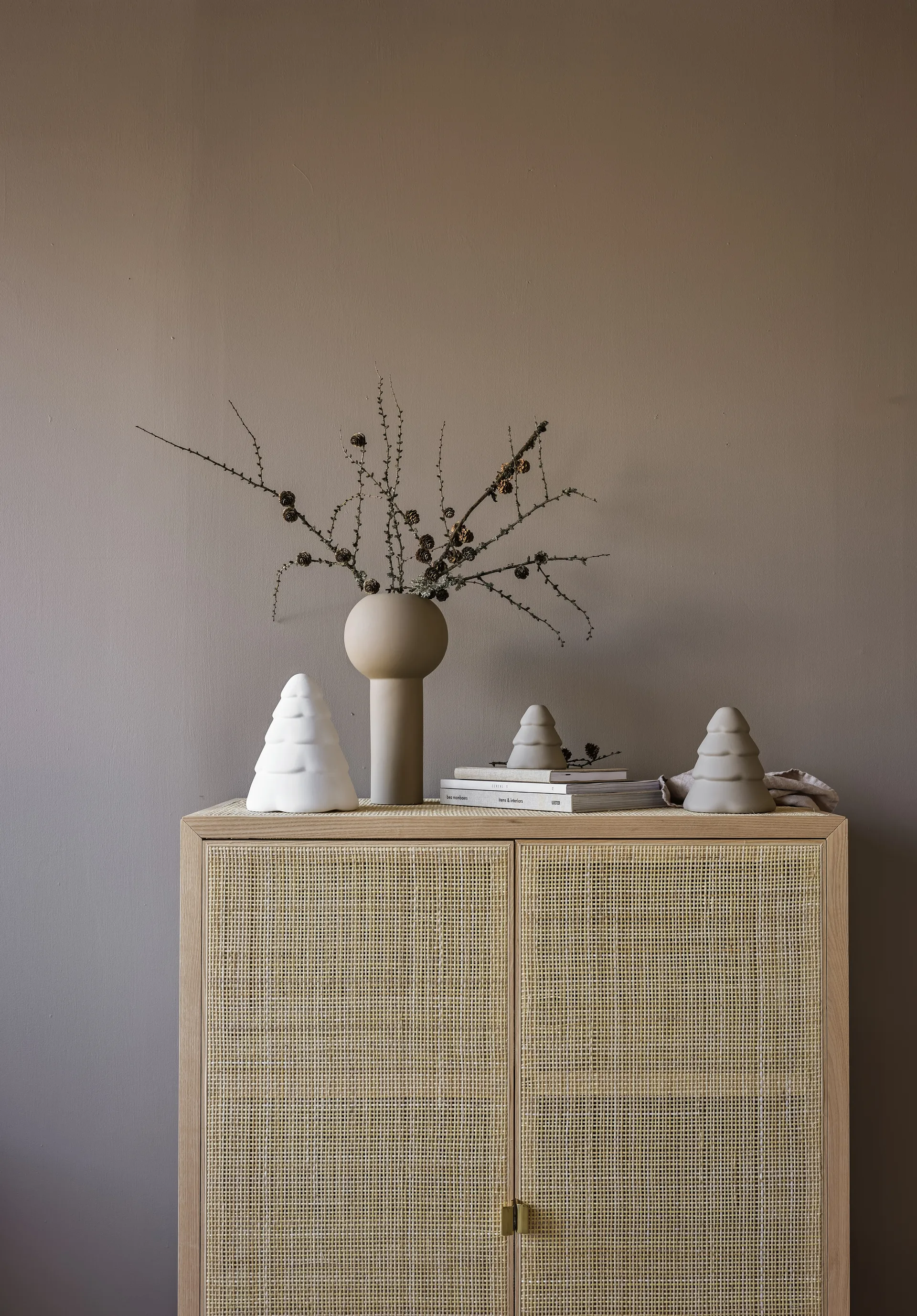 Decoración Snowy árbol de navidad 10 cm, Sand Cooee Design