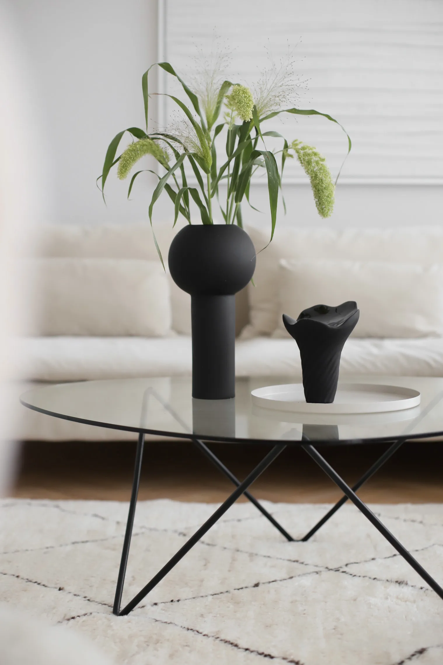 Escultura Fungi large 18 cm, Black Cooee Design