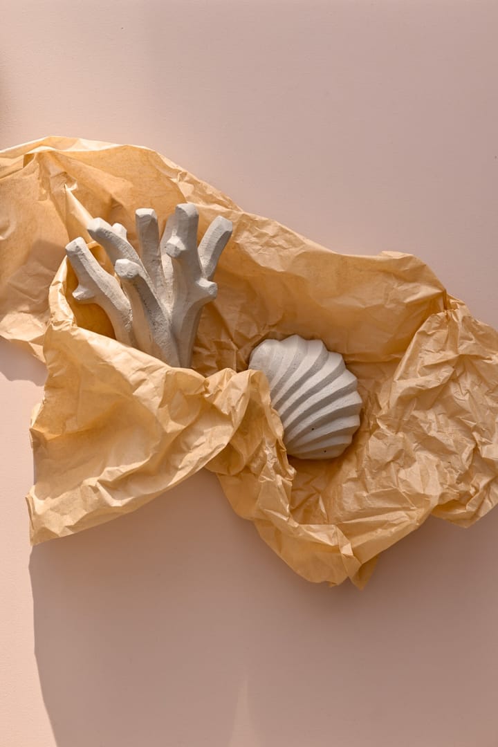 Escultura The Clam Shell 13 cm, Limestone Cooee Design