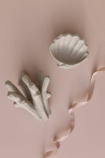 Escultura The Clam Shell 13 cm - Limestone - Cooee Design