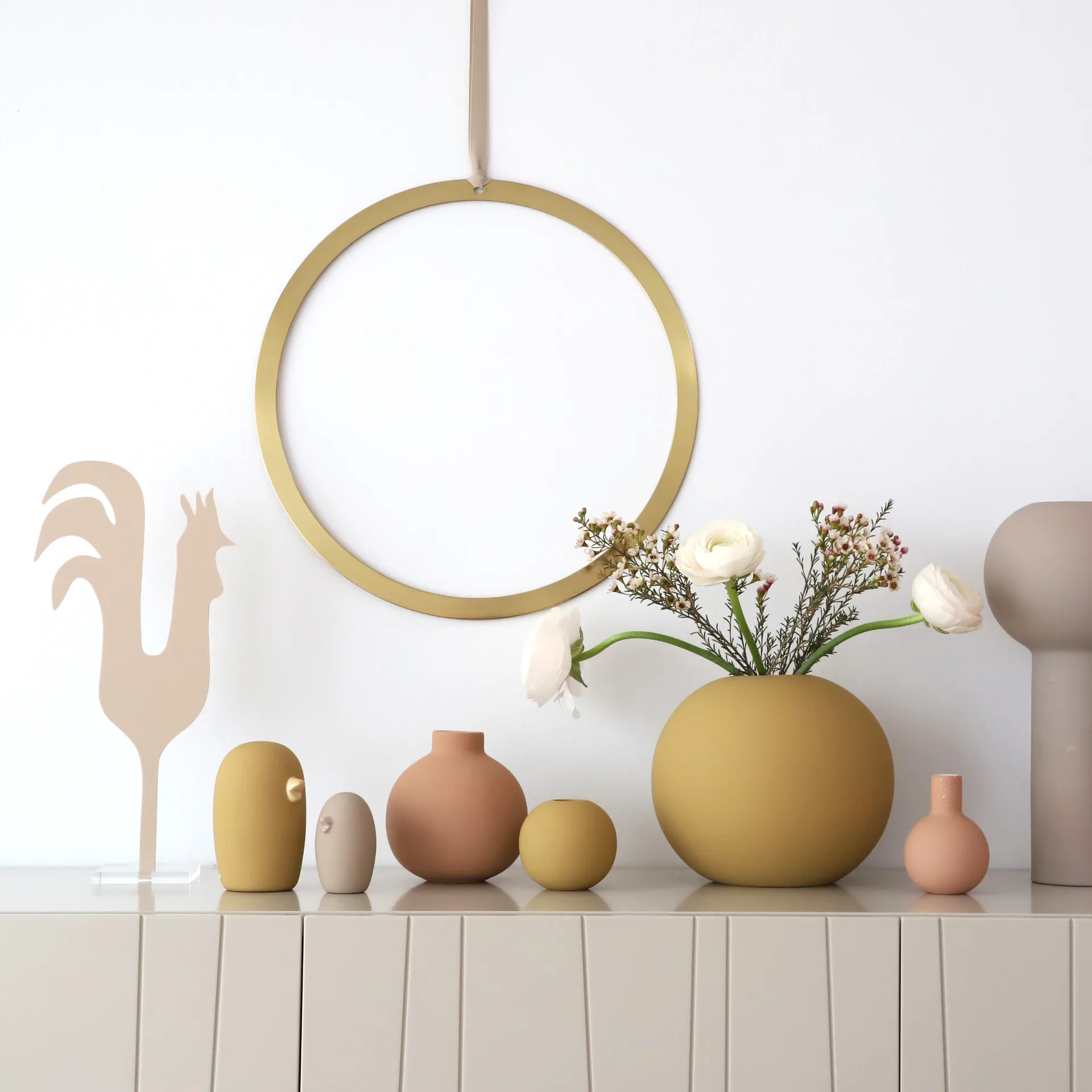 Figura Ceramic Bird 8 cm, Sand Cooee Design