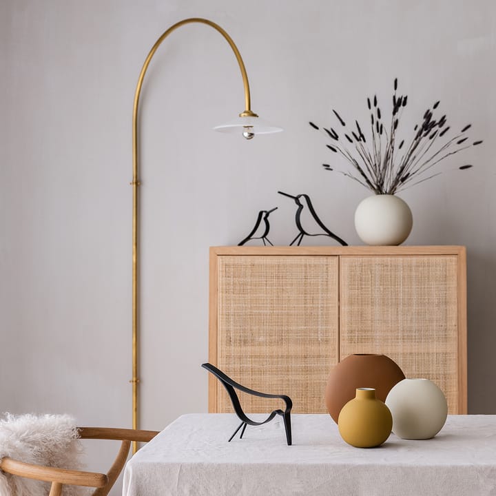 Figura Woody Bird grande, roble teñido de negro Cooee Design