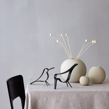 Figura Woody Bird mediana - roble teñido de negro - Cooee Design