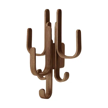 Gancho Woody Three - Roble teñido oscuro - Cooee Design