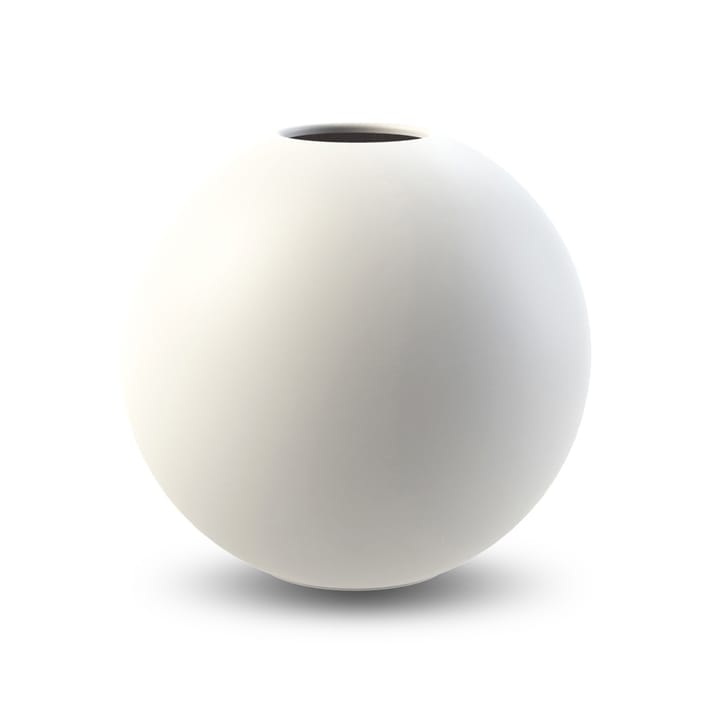 Jarrón Ball blanco - 20 cm - Cooee Design