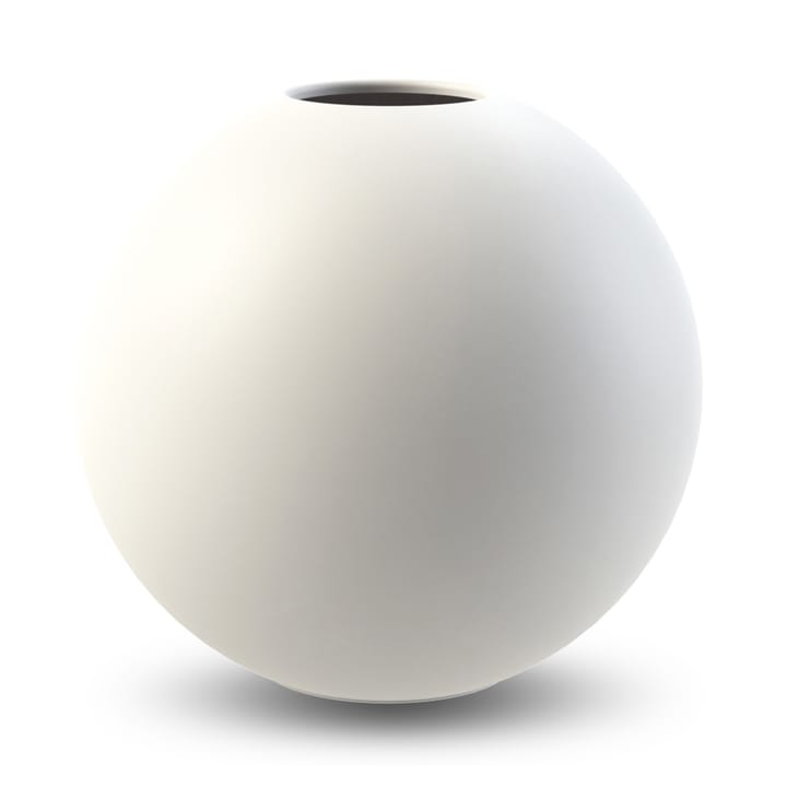 Jarrón Ball blanco - 30 cm - Cooee Design