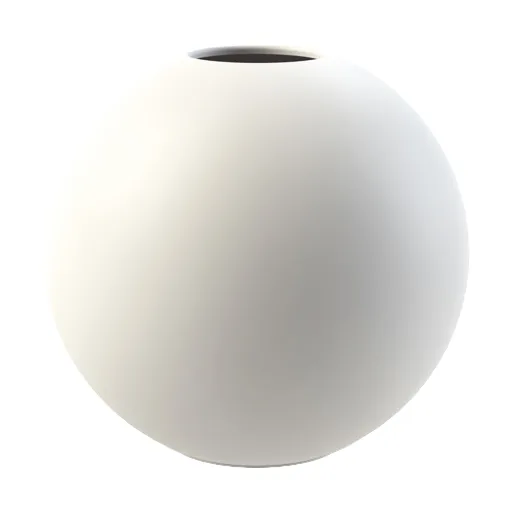 Jarrón Ball blanco - 8 cm - Cooee Design