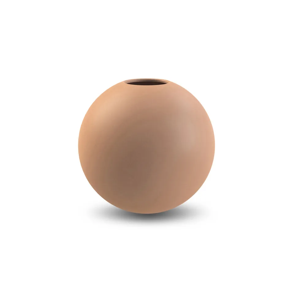 Jarrón Ball cafe au Lait, 8 cm Cooee Design