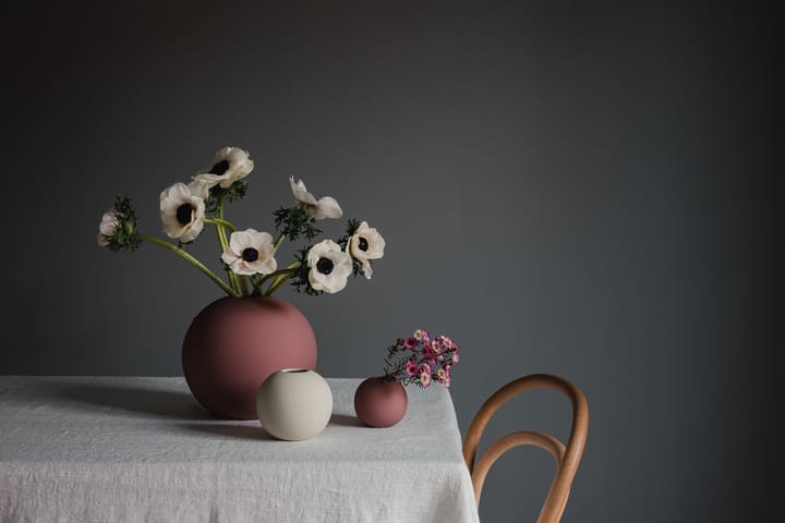 Jarrón Ball cinder rose, 8 cm Cooee Design