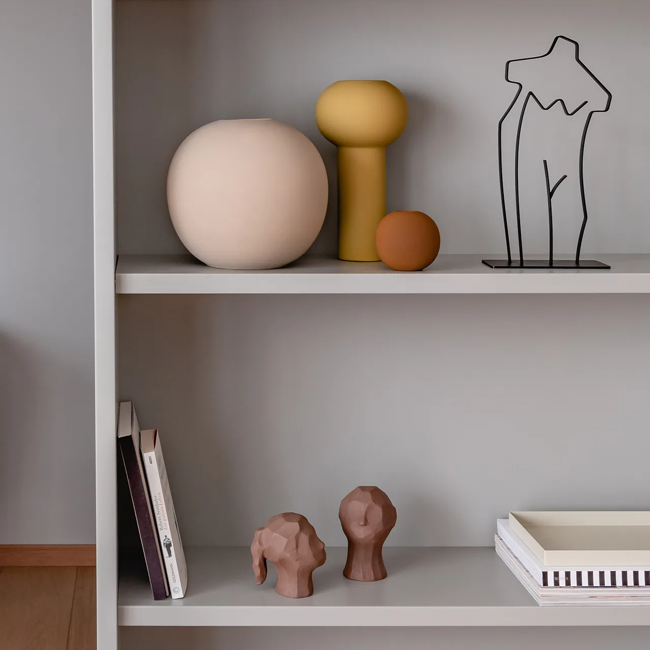 Jarrón Ball coconut, 8 cm Cooee Design