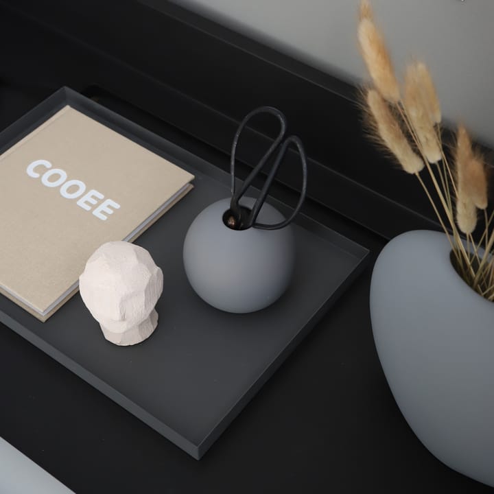 Jarrón Ball gris, 10 cm Cooee Design