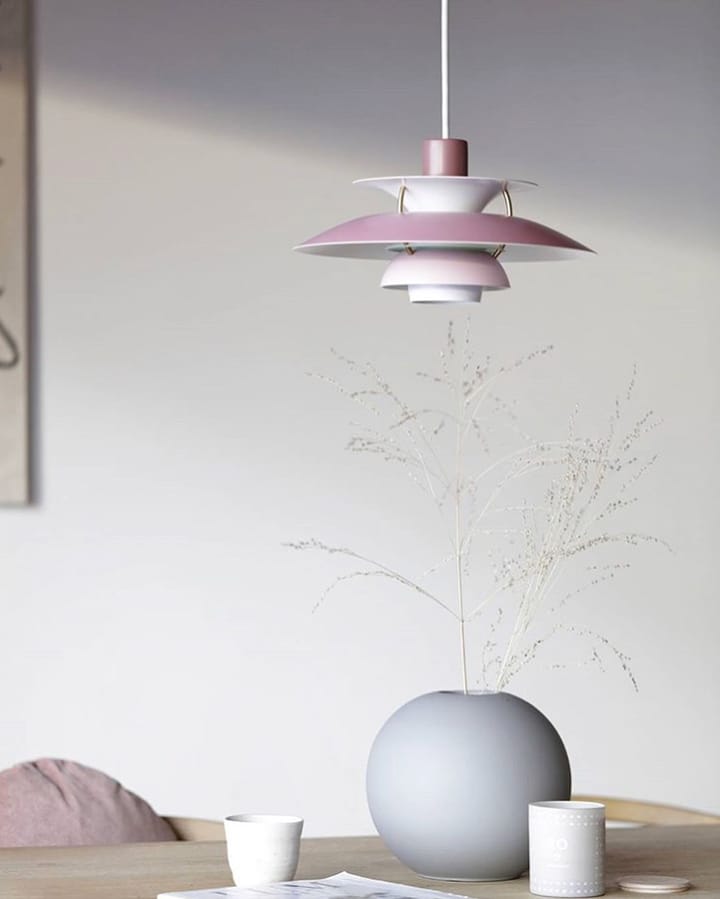 Jarrón Ball gris, 20 cm Cooee Design
