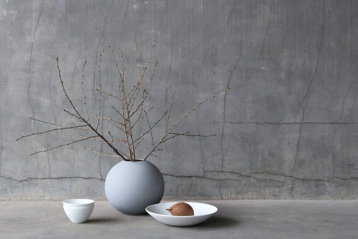 Jarrón Ball gris, 30 cm Cooee Design